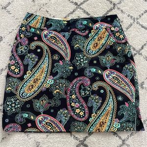 Loudmouth Paisley Golf Skirt Size 2